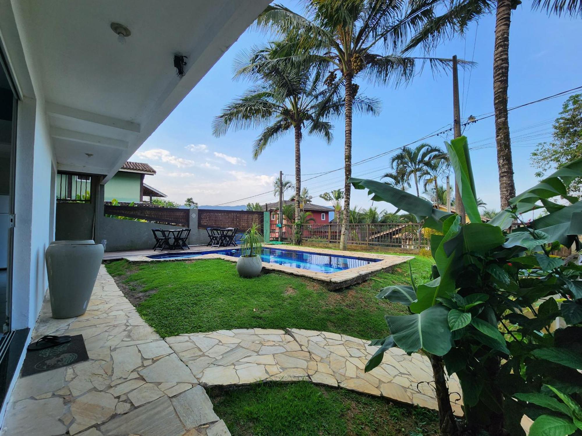 Bela Casa De 4 Suites Com Piscina E Vista - Curral Ilhabela Eksteriør bilde
