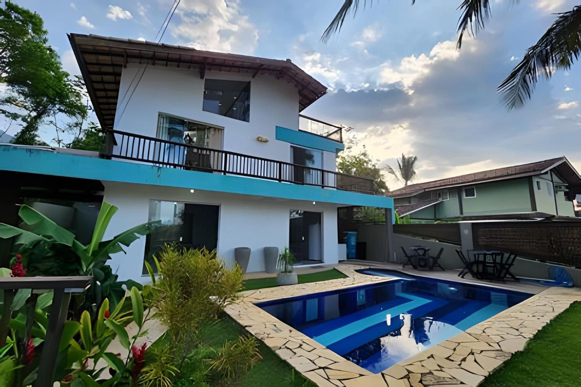 Bela Casa De 4 Suites Com Piscina E Vista - Curral Ilhabela Eksteriør bilde