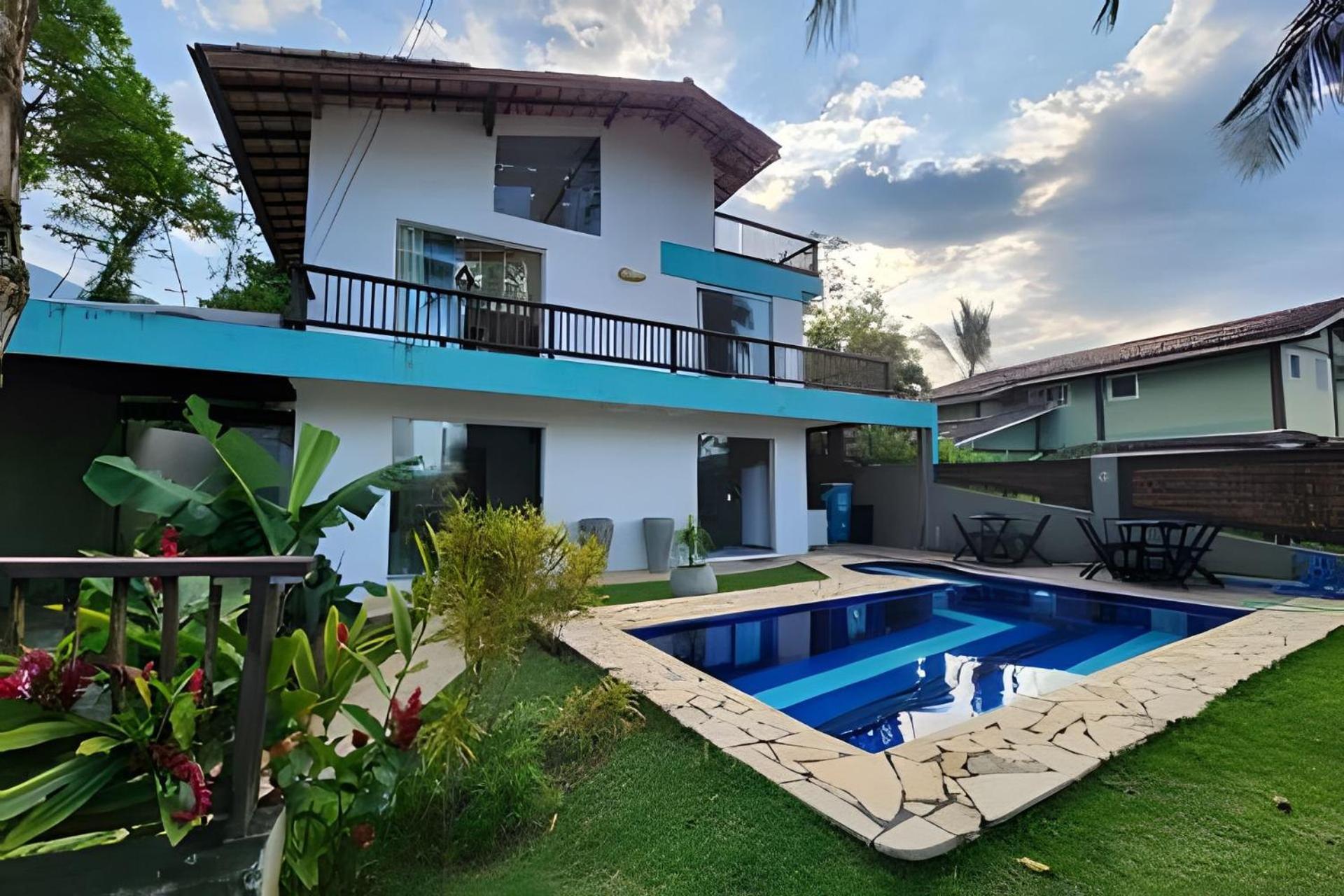 Bela Casa De 4 Suites Com Piscina E Vista - Curral Ilhabela Eksteriør bilde